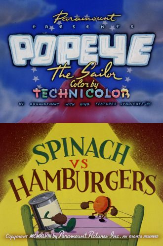 Spinach vs Hamburgers